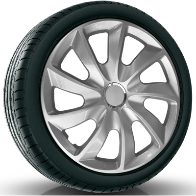 NRM Kołpaki Samochodowe Stig Silver Lakierowane 17'' NRM Kołpaki Samochodowe Stig Silver Lakierowane 17''