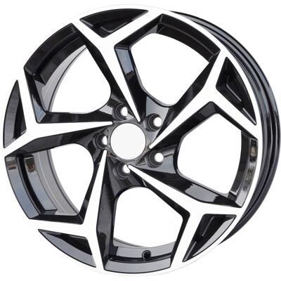 PDW Komplet (4 Sztuki) Felgi 5340/182 16x6.5 5x100 Et45 - Mbpc - Polerowane + Czarny Powder Coating PDW Komplet (4 Sztuki) Felgi 5340/182 16x6.5 5x100 Et45 - Mbpc - Polerowane + Czarny Powder Coating