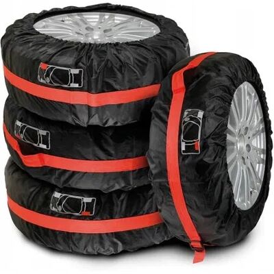 Tyre Wrap Zestaw 4 osłon na opony - 13''-19'' - Wysokiej jakości Włochy Tyre Wrap Zestaw 4 osłon na opony - 13''-19'' - Wysokiej jakości Włochy