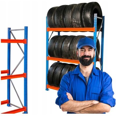 Inny producent Regał Stojak Na Opony Metalowy Mocny Mrtk-O 102 H=2500mm 300kg 4 Poziomy Inny producent Regał Stojak Na Opony Metalowy Mocny Mrtk-O 102 H=2500mm 300kg 4 Poziomy