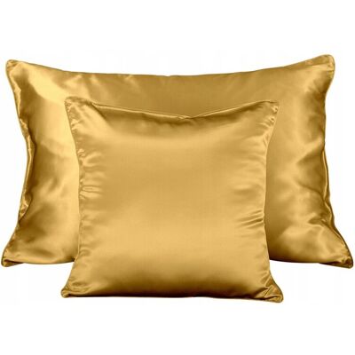 inna (Inny) 100% Jedwabna Poszewka 50x70 na Poduszka/ę Pościel Dark Gold Ciemne Złoto inna (Inny) 100% Jedwabna Poszewka 50x70 na Poduszka/ę Pościel Dark Gold Ciemne Złoto