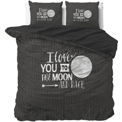 Sleeptime 140x200/220 Moon And Back Mikrofibra Antracyt Kpl Pościeli Sleeptime 140x200/220 Moon And Back Mikrofibra Antracyt Kpl Pościeli