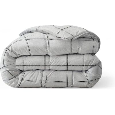 Sleeptime 140x200 DEEP CHECK Lazy All-in-one biały kołdra z poszewką na poduszkę Sleeptime 140x200 DEEP CHECK Lazy All-in-one biały kołdra z poszewką na poduszkę