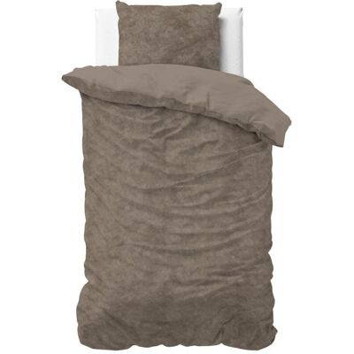 Zensation 140x220 VELVET UNI brąz kpl pościeli Zensation 140x220 VELVET UNI brąz kpl pościeli