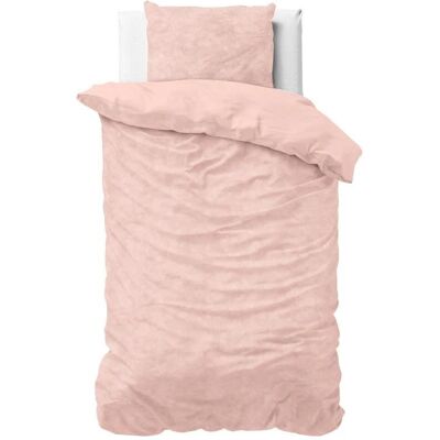 Sleeptime 140x220 Velvet Uni Róż Plusz Poliestrowy Kpl Sleeptime 140x220 Velvet Uni Róż Plusz Poliestrowy Kpl