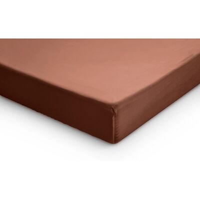 Primaviera Delux 180X200 Luksusowe Prześcieradło Z Bawełny Satynowej Brąz Primaviera Delux 180X200 Luksusowe Prześcieradło Z Bawełny Satynowej Brąz