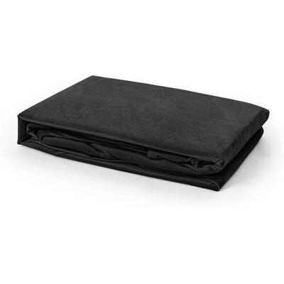 Prześcieradło Velour Sleeptime - Czarny - 180x200cm - Pościel Prześcieradło Velour Sleeptime - Czarny - 180x200cm - Pościel