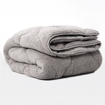 Kołdra Lazy Teddy od Sleeptime - Taupe - 200x200 cm Kołdra Lazy Teddy od Sleeptime - Taupe - 200x200 cm