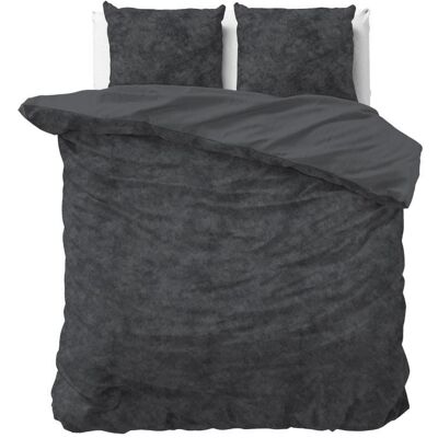 Zensation 200x220 VELVET UNI antracyt kpl pościeli Zensation 200x220 VELVET UNI antracyt kpl pościeli