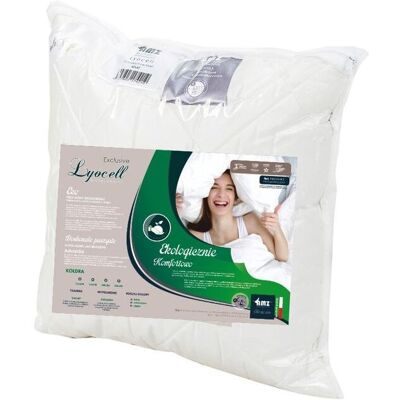 AMZ Poduszka do Spania Synthetic Exclusive Lyocell Gładka 40x40 Biel AMZ Poduszka do Spania Synthetic Exclusive Lyocell Gładka 40x40 Biel