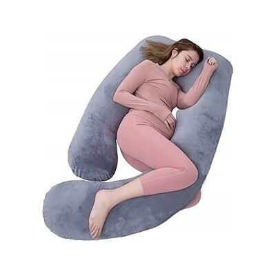 Inny producent AS AWESLING Poduszka wielofunkcyjna CIĄŻOWA SZARA 140cm bawełniana Inny producent AS AWESLING Poduszka wielofunkcyjna CIĄŻOWA SZARA 140cm bawełniana