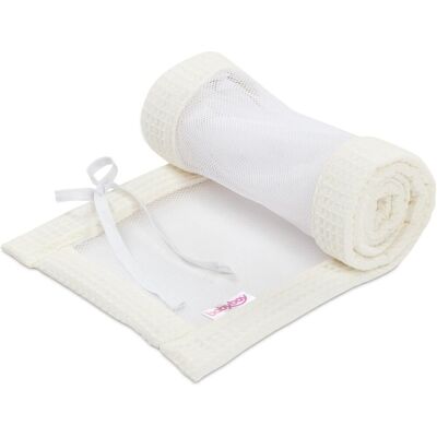 babybay Gniazdko z siatki waflowej pasuje do modelu Boxspring XXL Ivory babybay Gniazdko z siatki waflowej pasuje do modelu Boxspring XXL Ivory