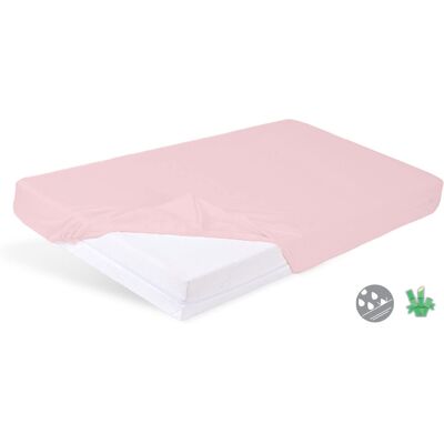 Prześcieradło bambusowe Baby Matex - Różowe, 70x140, Oddychające, Wodoodporne Prześcieradło bambusowe Baby Matex - Różowe, 70x140, Oddychające, Wodoodporne