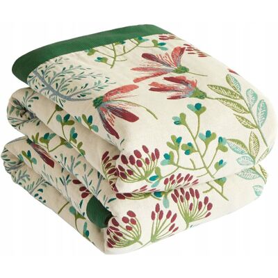 Inny producent BAILIX Boho Narzuta 100% Bawełna Koc 150x200cm Zielony Beżowy Inny producent BAILIX Boho Narzuta 100% Bawełna Koc 150x200cm Zielony Beżowy