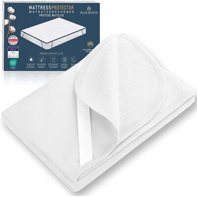 Inny producent BARBONS Wodoodporny Ochraniacz Na Materac 90x190 Bawełna Oeko-TEX Inny producent BARBONS Wodoodporny Ochraniacz Na Materac 90x190 Bawełna Oeko-TEX