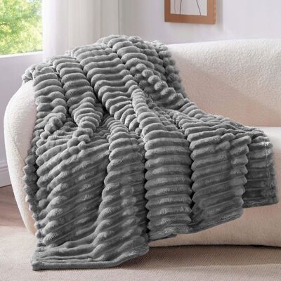 Inny producent BEDELITE Koc Flanelowy Miękki Szary 125x150 Do Salonu Na Kanapę Inny producent BEDELITE Koc Flanelowy Miękki Szary 125x150 Do Salonu Na Kanapę