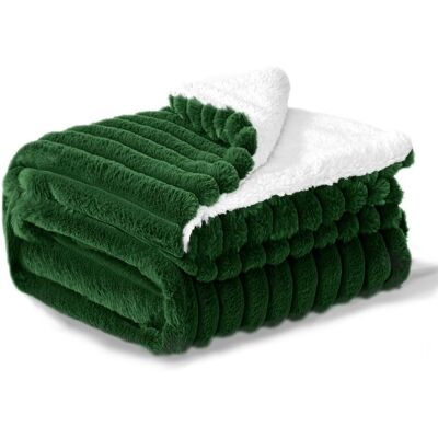 Inny producent BEDELITE Koc Sherpa 150x200 Zielony Miękki Ciepły Koc na Kanapę Inny producent BEDELITE Koc Sherpa 150x200 Zielony Miękki Ciepły Koc na Kanapę