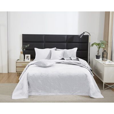 Narzuta pikowana Velvet na łóżko 200x220 cm cm Maya biała Spod Igły i Nitki Narzuta pikowana Velvet na łóżko 200x220 cm cm Maya biała Spod Igły i Nitki
