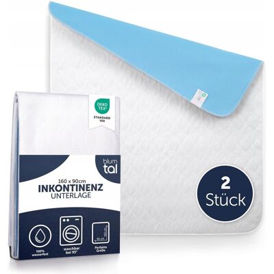 Inny producent BLUMTAL Prześcieradło Ochronne Dla Dzieci 160x90 cm Wodoodporne 2 Sztuki Inny producent BLUMTAL Prześcieradło Ochronne Dla Dzieci 160x90 cm Wodoodporne 2 Sztuki