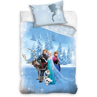 Poszwa na kołdrę Frozen Disney - Niebieska - 140 x 200 cm - Zima Poszwa na kołdrę Frozen Disney - Niebieska - 140 x 200 cm - Zima