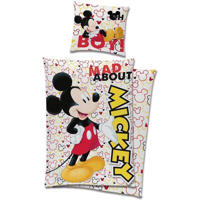 Carbotex, Pościel dziecięca, bawełniana, Myszka Mickey, 140x200 cm Carbotex, Pościel dziecięca, bawełniana, Myszka Mickey, 140x200 cm