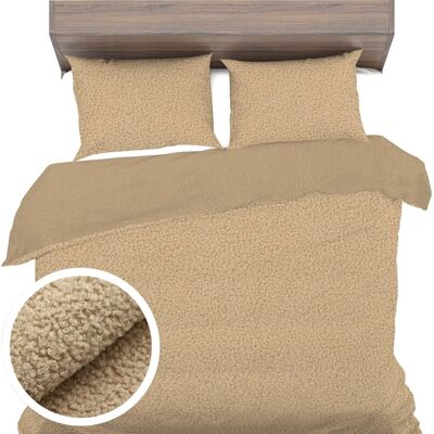 SENse Ciepła Pościel 120x200+1x70x80 Boucle Bukli Baranek Polar Gruba Zima Beż SENse Ciepła Pościel 120x200+1x70x80 Boucle Bukli Baranek Polar Gruba Zima Beż
