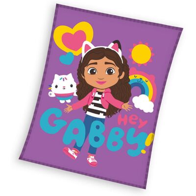 Gabby’s Dollhouse - Gabby’s Dollhouse XL Premium Couverture Polaire - Blanket Gabby’s Dollhouse - Gabby’s Dollhouse XL Premium Couverture Polaire - Blanket