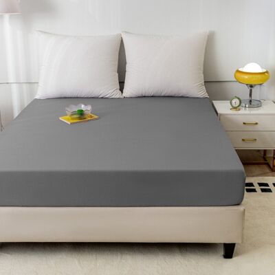 Cotton World Prześcieradło 180x200 Rbaw03 Szare Bawełna Gumka Cotton World Prześcieradło 180x200 Rbaw03 Szare Bawełna Gumka