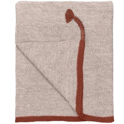 inna (Inny) Cozy living Narzuta koc pled bawełniany Astrid MAGNOLIA 130x170cm inna (Inny) Cozy living Narzuta koc pled bawełniany Astrid MAGNOLIA 130x170cm