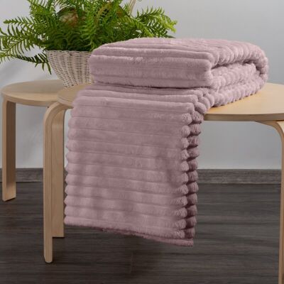 Eurofirany Koc D91 Soft 200x220 cm pudrowy Eurofirany Koc D91 Soft 200x220 cm pudrowy