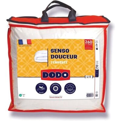 DODO - Kołdra temperowana 350 g/m² - SENSO DOUCEUR - 240 x 260 cm - Biały DODO - Kołdra temperowana 350 g/m² - SENSO DOUCEUR - 240 x 260 cm - Biały