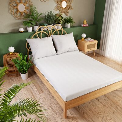 Markizeta DREAMY PREMIUM Prześcieradło jersey z gumką 140x200 białe Markizeta DREAMY PREMIUM Prześcieradło jersey z gumką 140x200 białe