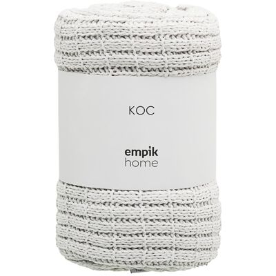 Empik Home, Koc, szary, 127 x 178 cm Empik Home, Koc, szary, 127 x 178 cm