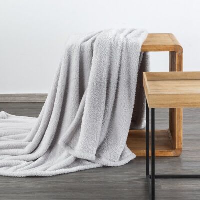 Eurofirany 452285 Szary unisex koc - Blanket Eurofirany 452285 Szary unisex koc - Blanket