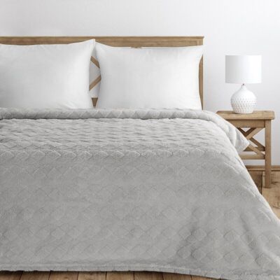Eurofirany, Koc, Nancy, 170x210 cm, srebrny Eurofirany, Koc, Nancy, 170x210 cm, srebrny