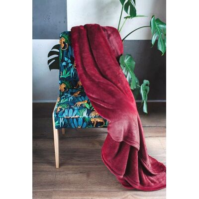 Faro Koc narzuta 220x200 cm bordo Siglo duży rozmiar Faro Koc narzuta 220x200 cm bordo Siglo duży rozmiar
