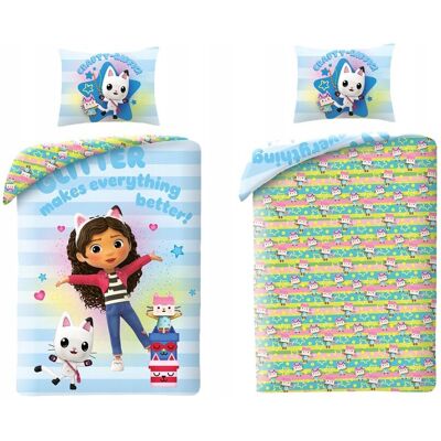 Aymax GABY GABBY'S KOCI DOMEK ZESTAW POŚCIELI POŚCIEL IDEALNY PREZENT 140X200 Aymax GABY GABBY'S KOCI DOMEK ZESTAW POŚCIELI POŚCIEL IDEALNY PREZENT 140X200