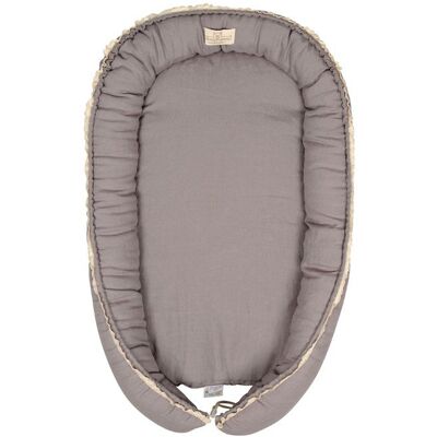 BabyMatex Gniazdko Niemowlęce Prestige Linen 55X80 Brązowy Materacyk Pozycjonujący BabyMatex Gniazdko Niemowlęce Prestige Linen 55X80 Brązowy Materacyk Pozycjonujący