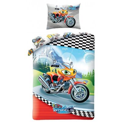 Halantex, Fast Wheel, Pościel dziecięca, 140x200 cm Halantex, Fast Wheel, Pościel dziecięca, 140x200 cm