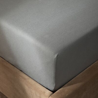 HOMLA PELLY Prześcieradło jersey szare PREMIUM 140x200 cm HOMLA PELLY Prześcieradło jersey szare PREMIUM 140x200 cm