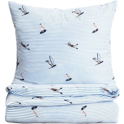 HOMLA Pościel MARE z mikrofibry w wakacyjny wzór 140x200 + 1*70x80 cm HOMLA Pościel MARE z mikrofibry w wakacyjny wzór 140x200 + 1*70x80 cm