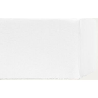 HOMLA Prześcieradło ZENA jersey białe 140x200 cm HOMLA Prześcieradło ZENA jersey białe 140x200 cm