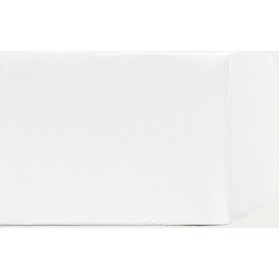 HOMLA Prześcieradło ZENA jersey białe 90x200 cm HOMLA Prześcieradło ZENA jersey białe 90x200 cm
