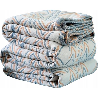 Inny producent HOORDRY Koc Bawełniany Boho 150x200cm Dwustronny Na Kanapę Szary Beżowy Inny producent HOORDRY Koc Bawełniany Boho 150x200cm Dwustronny Na Kanapę Szary Beżowy