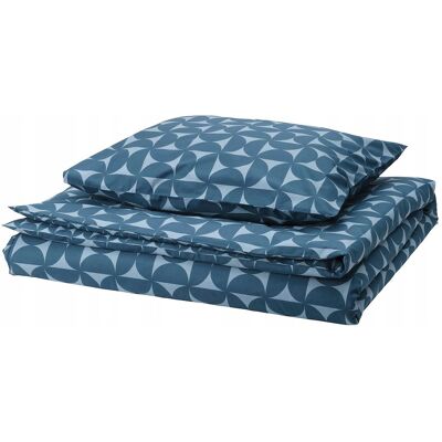 Ikea Angsnejlika Poszwa Na Kołdrę I Poszewka, Granatowy, 150x200/50x60 Cm Ikea Angsnejlika Poszwa Na Kołdrę I Poszewka, Granatowy, 150x200/50x60 Cm