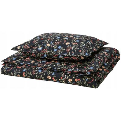 Ikea Brudkrusbar Pościel Na Kołdrę 150x200 I Poszewka 50x60 Czarny Kwiatowy Ikea Brudkrusbar Pościel Na Kołdrę 150x200 I Poszewka 50x60 Czarny Kwiatowy