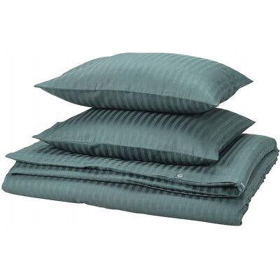 Ikea Nattjasmin Komplet Pościeli, Niebiesko-Zielony 200x200/50x60 Cm Satyna Ikea Nattjasmin Komplet Pościeli, Niebiesko-Zielony 200x200/50x60 Cm Satyna