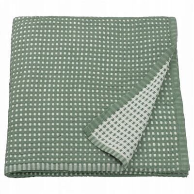 IKEA PELARTUJA Narzuta, zielono-szary/biały, 230x250 cm IKEA PELARTUJA Narzuta, zielono-szary/biały, 230x250 cm