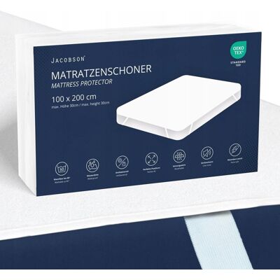 Inny producent JACOBSON Ochraniacz Na Materac 100x200cm Wodoodporny Oddychający Inny producent JACOBSON Ochraniacz Na Materac 100x200cm Wodoodporny Oddychający