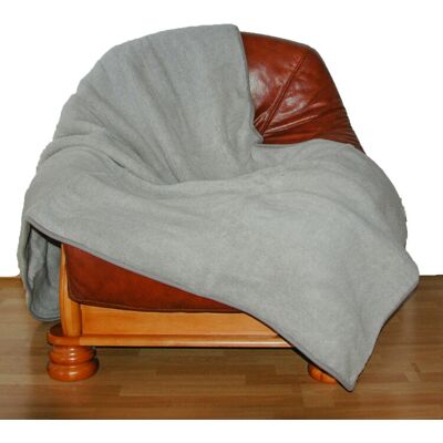 Kampol K Pościelowe wyroby rozgrzewające Koc wełniany 200x220 merynos australijski 600g szary Kampol K Pościelowe wyroby rozgrzewające Koc wełniany 200x220 merynos australijski 600g szary
